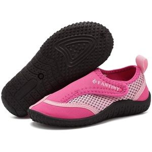 Fantiny Toddler Girl Pink Water Shoes Aqua Athletic Swim Pool Beach